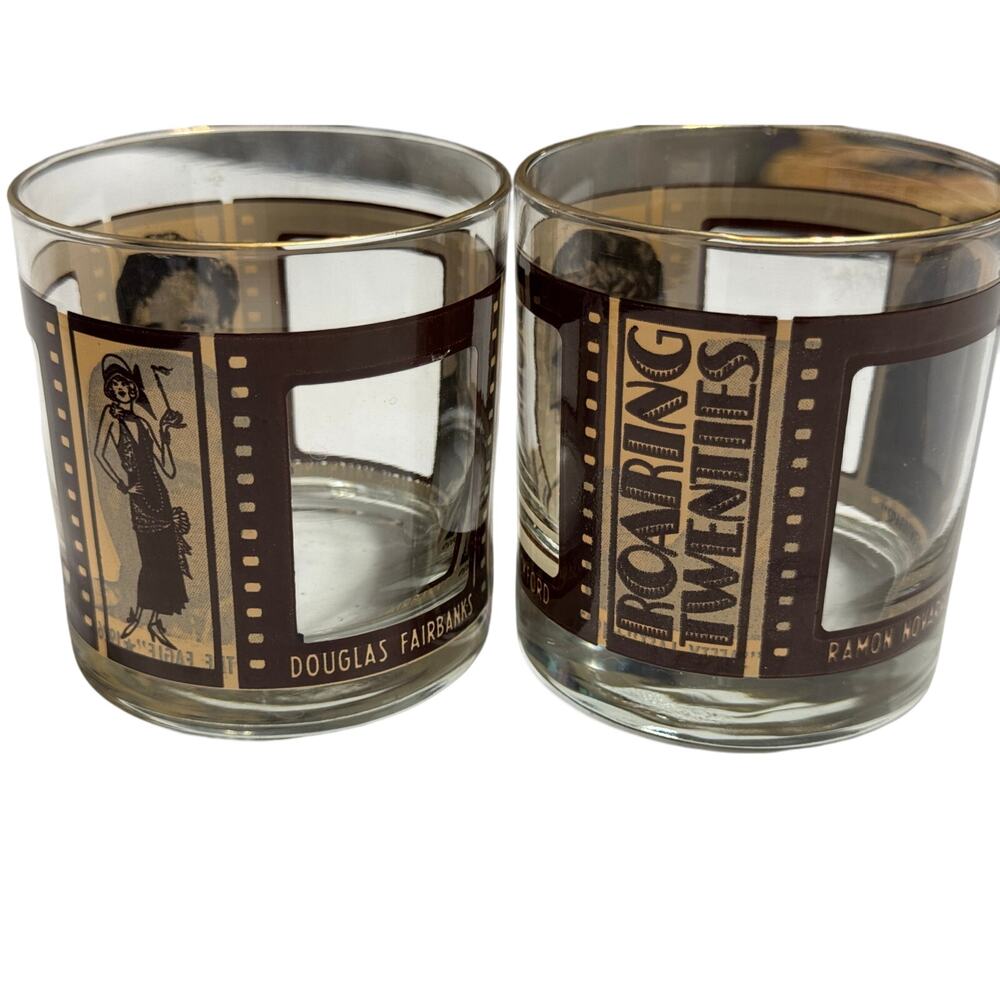 HOuze Roaring Twenties Classic Film Stars Highball Bar Glasses